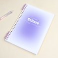 thumbnail image 2 of Clearance Pastel Aesthetic notebook Spiral Notebook, A4 Binder Journal 8mm Ruled 4 Color 60 Sheets Pastel Gradient Notebook for Women Business Work, Back to Schools Gradient Purple 8.34x5.9IN, 2 of 9