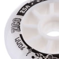 thumbnail image 3 of jinwen Roues de Patins à Roues Alignées d'Extérieur en PU Remplacer Roues pour Course 90mm/100mm/110mm Blanc, 3 of 7