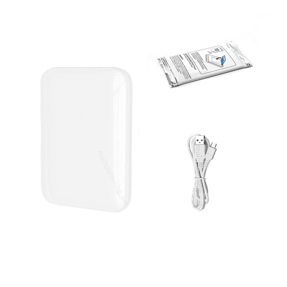 MIni Imprimante Photo Image AR Machine Imprimante Téléphone Mobile Sans Encre BT Portable Couleur Téléphone Intelligent Photo Bricolage, Facile à Utiliser