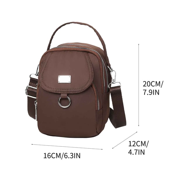 Sacs Bandoulière pour Femmes Imperméables Sac Bandoulière pour Femmes, Sac de Téléphone Mobile à Compartiments Multiples Sac Messager pour Femmes Sac Décontracté en Tissu Sac pour Femmes Sac Messager à Bandoulière pour Femmes