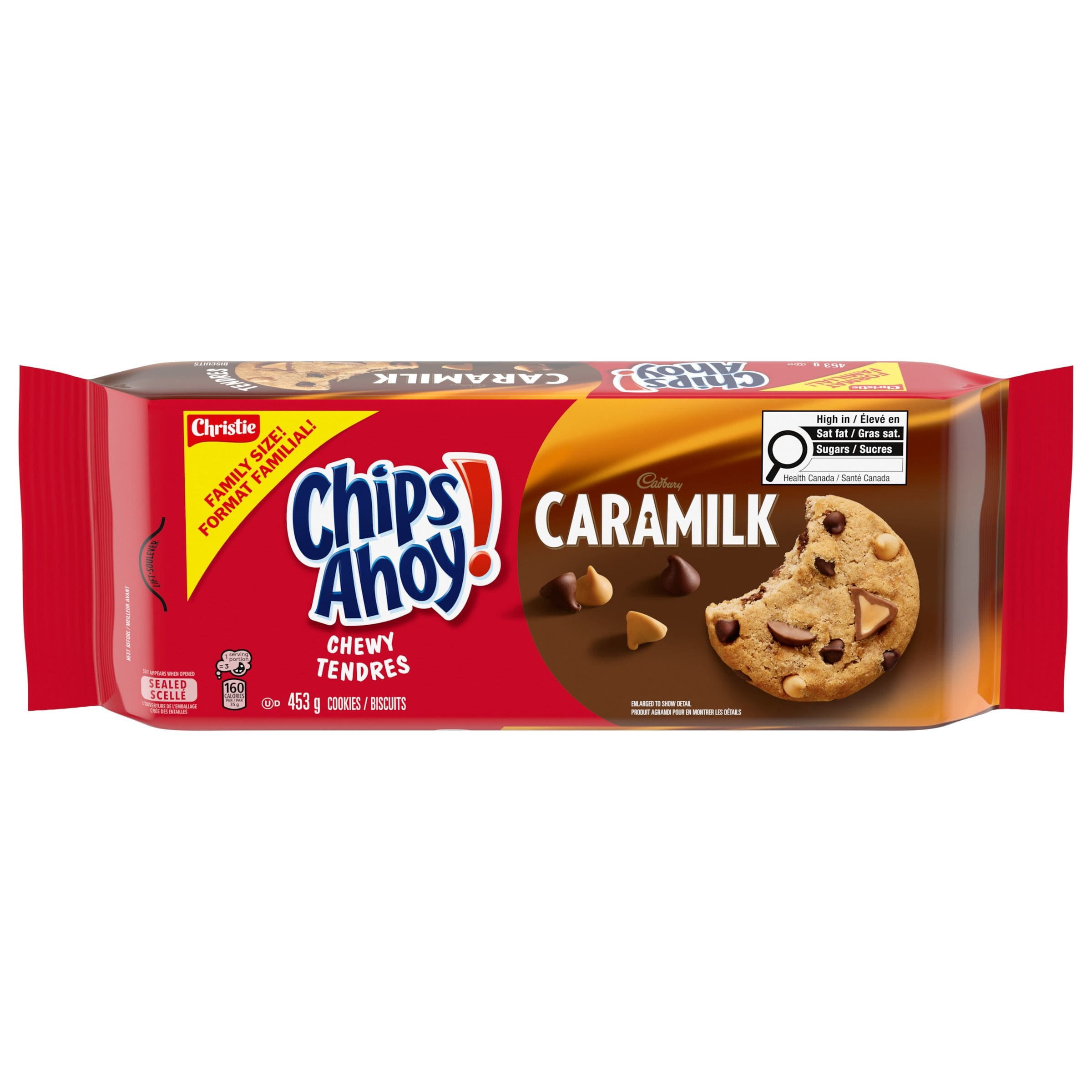 Chips Ahoy! Biscuits Caramilk Chewy, Taille Famille