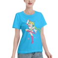 thumbnail image 2 of T-Shirt Basique à Manches Courtes pour Femmes Sailor Moon Moon Hare, 2 of 6