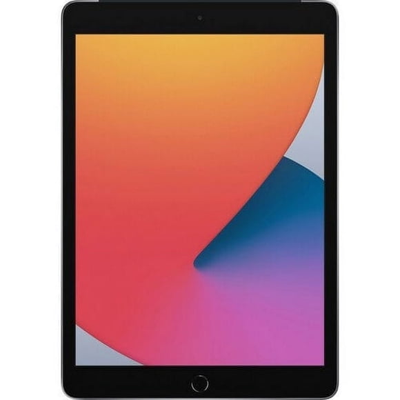 iPad Apple 10,2 Po Wi‐Fi + Cellulaire 32 Go - Gris Cosmique (8e Génération) (Remis à Neuf) 2020