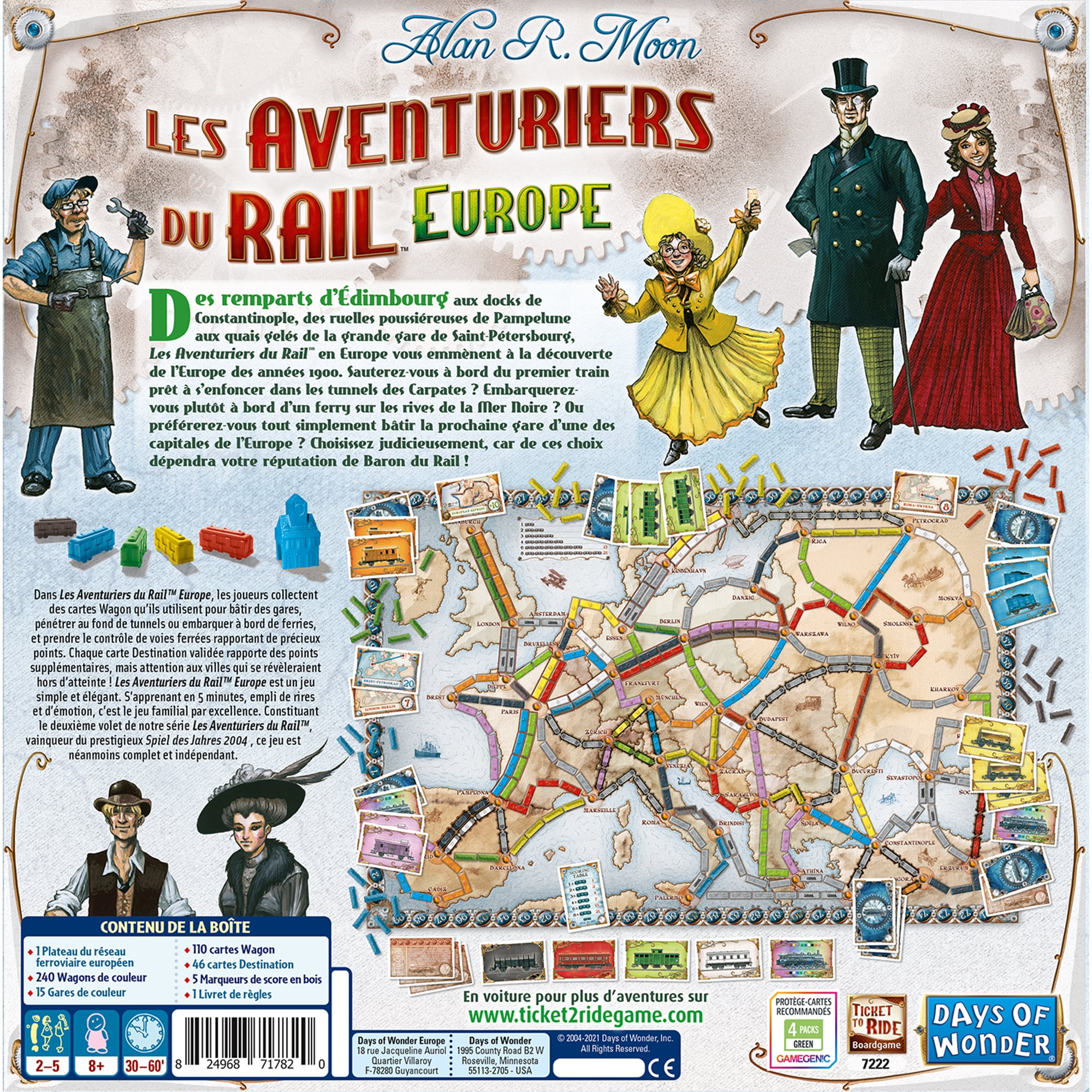 Les Aventuriers du rail Europe - Francais