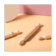 thumbnail image 4 of Geloo 7In Wooden Mini Rolling Pin for Children, 0.8 x 7 inches, Material: Wood, Small Dough Rolling Pin, 15 Count, 4 of 6