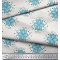 thumbnail image 2 of Soimoi Rayon Fabric Flower Artistic Print Sewing Fabric Yard 42 Inch Wide, 2 of 3