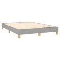thumbnail image 2 of vidaXL Bed Frame Light Grey 152x203 cm Queen Fabric, 2 of 5