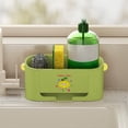 thumbnail image 4 of Todaioua Kitchen Countertop Sink Drying Rack with Drain Tray Sponge Holder Organizer for Sponges Brushes Soap Dishwashing Tools Drip Tray Durable Plastic Storage Rack for Kitchen Bathroom, 4 of 7