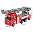 thumbnail image 2 of Modèle Réduit de Véhicule de Pompiers en Alliage C Mini, Simulation pour Enfants, Jeu de Secours d'Urgence, Conception Réaliste, Pièces Mobiles, Cadeau Éducatif, Taille 6.69 X 1.65 X 3.27 Pouces, 2 of 7