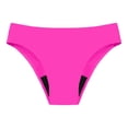thumbnail image 3 of Women Bikini Bottoms Low Waist Retro Basic Full Coverage Skin Friendly Beach Swimming Wear, 3 of 3