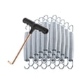 thumbnail image 3 of bedienty 20 Pcs Ressorts de Trampoline Robustes Accessoires de Trampoline Résistants aux Intempéries 10cm Argent 12cm, 3 of 6