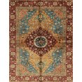 thumbnail image 1 of Ahgly Company Indoor Rectangle Abstract Saffron Red Persian Area Rugs, 2' x 3', 1 of 6