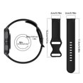 thumbnail image 2 of WIFKLSIIPG Bracelet de Montre en Silicone Sport Résistant à la Sueur Couleur Unie avec Ajustement Pratique et Grand Compatibilité Compatible avec Montre Intelligente, 2 of 5