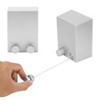 thumbnail image 3 of Wall-Mounted Clothesline, Retractable Clothesline, Adjustable For Home Balconies Bathrooms Household, 3 of 8