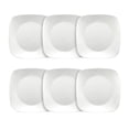 thumbnail image 1 of Corelle Pure White 9" Square Glass Salad Plate (Set of 6), 1 of 3
