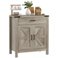 thumbnail image 1 of HOMCOM Buffet avec 1 Tiroir 1 Armoire de Rangement Buffet, Gris, 1 of 9