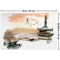 thumbnail image 2 of Paysage de Chine avec pagode, 2 of 4