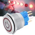 thumbnail image 4 of Fosa Bouton, 2 Pcs Bouton-Poussoir, Interrupteur à Pression pour Circuit Interrupteur de Commande Circuit, 4 of 8
