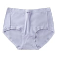 thumbnail image 1 of Clearance & Promo,Medium-Waist Underwear, Solid Color, Soft棉材质, Breathable, For Daily, Comfortable Fit, Seamless Design All-Day Comfort|Nylon,Spandex,Light Blue,Sopatenor, 1 of 5