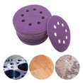 thumbnail image 4 of segolike 100Pcs 5Inch Round Sandpaper Eight Hole Sanding Disk Paper Use For Polishing medium coarse, 4 of 9