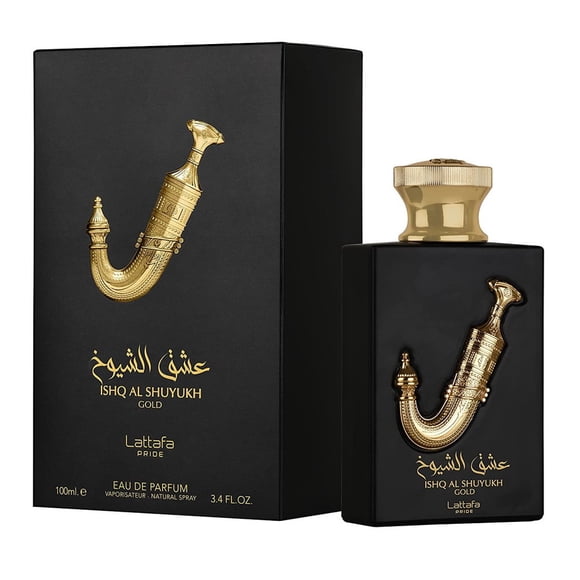 Lattafa Pride Ishq Al Shuyukh Gold par Lattafa, Vaporisateur Eau de Parfum (Unisexe) 3.4 oz