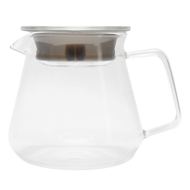 Sonew Glass Coffee Pot,Glass Coffee Kettle, Glass Coffee Maker, Anti‑Scalding Kitchen Counter For Home Bar Office