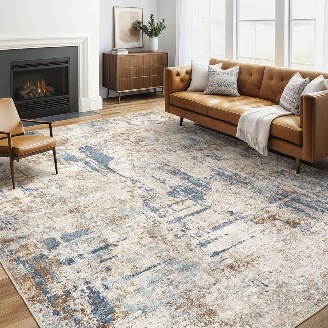 Tapis 5x7 Bleu Marine