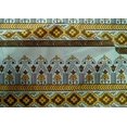thumbnail image 4 of oneOone Cotton Silk Fabric Geometric & Floral Block Printed Fabric 1 Yard 42 Inch Wide, 4 of 4