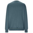 thumbnail image 4 of Timegard Womens Crewneck Sweatshirts Loose Comfy Drop Shoulder Long Sleeve Pullover Tops with Pockets, 4 of 5