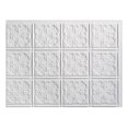 thumbnail image 3 of Fasade Traditional Style 10 Decorative Vinyl Backsplash Kit 15 sq ft Gloss White, 3 of 6