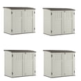 thumbnail image 1 of Suncast Remise Horizontale de Rangement pour Cour Arrière de 34 Pieds Cubes, Ivoire (Lot de 4), 1 of 6