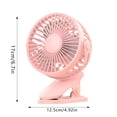 thumbnail image 2 of USB Small Fan Charging Clip Desktop And Desktop Fan Silent For Home Dormitory And Bed Mini Fan Handheld Battery Fans Room Fan Body Fan Portable Heater Fan Outdoor Mini Travel Fan Bed Fan Belt Fan, 2 of 3