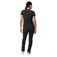 thumbnail image 2 of Adar Addition Go-Higher Scrub Set For Women - Notched V-Neck Scrub Top & Skinny Cargo Scrub Pants, 2 of 7