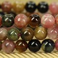 thumbnail image 4 of Bracelet Extensible en Perles Rondes de 6 mm en Tourmaline Multicolore Naturelle de Qualité A 7 Pouces Unisexe, 4 of 5
