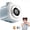 blue#4, variant on Rechargeable Handheld Fan 199 Speed Settings LED Display Portable Mini Fan For Travel Outdoor Camping Home Commute 2000mAh