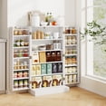 thumbnail image 4 of Gymax 41'' Tall Pantry Cabinet Kitchen Storage Cabinet w/ Doors & Adjustable Shelves, 4 of 10