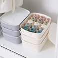 thumbnail image 2 of Drawer Lingerie Tile Storage Organizer Space-Saving Storage Box For Bra Socks Ties And Belts, 2 of 4