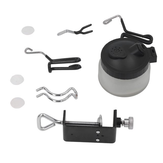Station de Support d'Aérographe, Espace d'Économie Universel Support d'Aérographe en Acier Inoxydable pour Aérographe