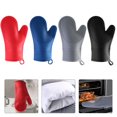 thumbnail image 3 of Reliable Heat Resistant Oven Gloves Silicone Mitts for Baking and Cooking, 3 of 5