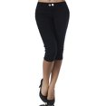 thumbnail image 1 of Innerwin Bottoms High Waist Ladies Loungewear Holiday Solid Color Boho Pants Black XL, 1 of 2