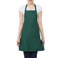 thumbnail image 1 of Visland Unisex Apron Long-lasting Work Apron with Pockets Adjustable Straps Cooking Apron for Grill Restaurant Bar Cafes, 1 of 8