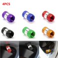 thumbnail image 3 of Lefu 4x Car Tire Tyre Rim Wheel Air Valve Stem Dust Cap Cover Accessories Universal, 3 of 6