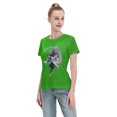 thumbnail image 4 of T-Shirt Basique à Manches Courtes pour Femmes Demon Slayer Papillon Ninja, 4 of 6