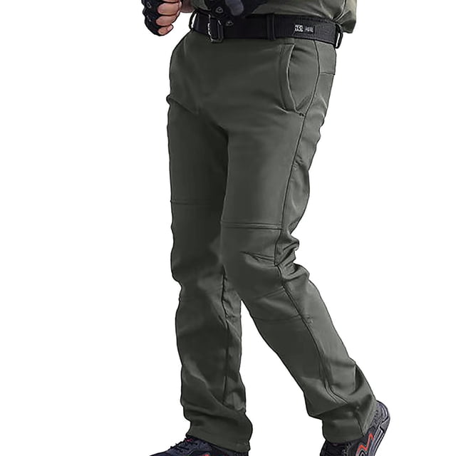 Mikilon Pantalon de Randonnée Imperméable et Coupe-Vent en Peluche pour la Chaleur des Pantalons