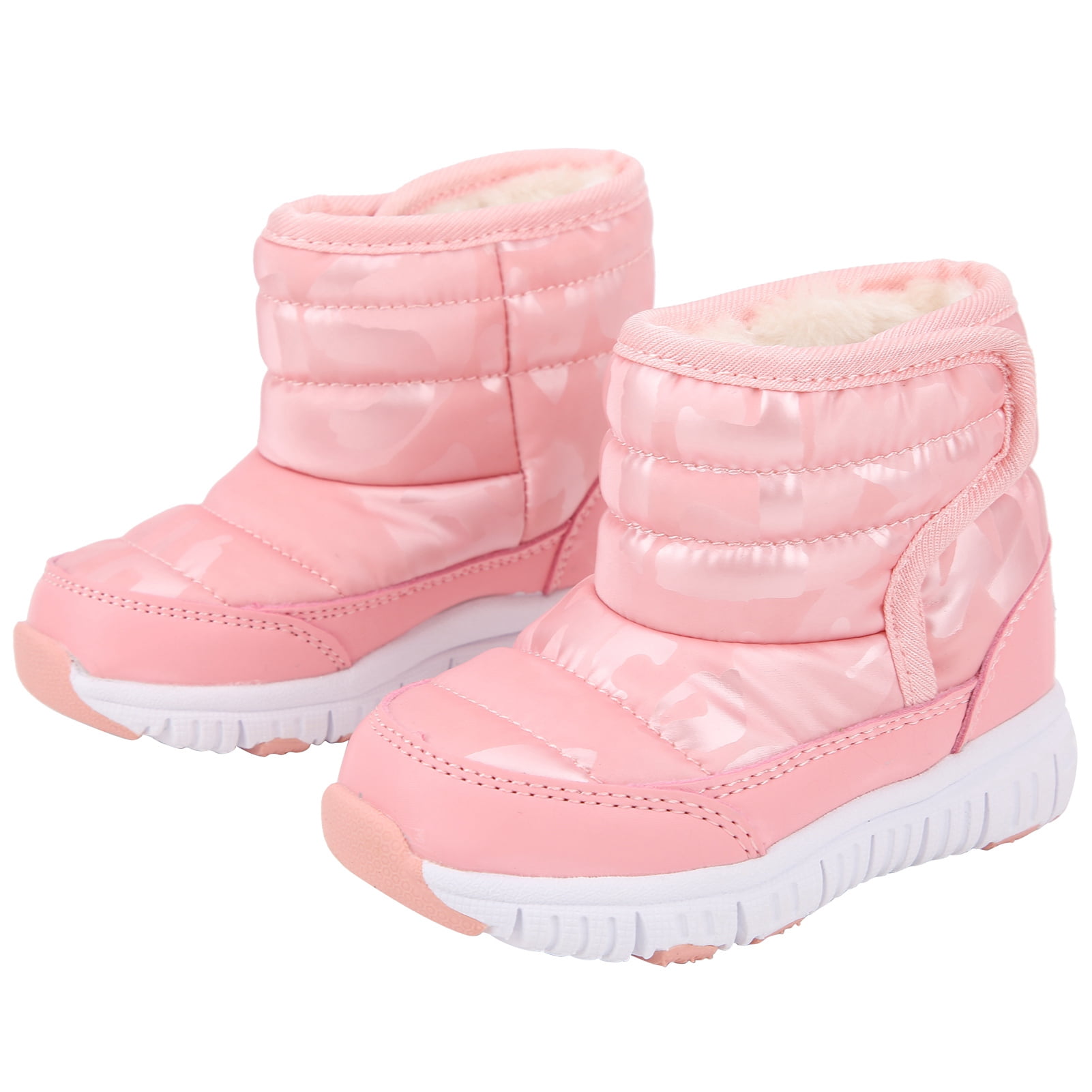 Kids Winter Shoes Kids Snow Boots Cold Weather Snow Boot Warm Winter Boots Kids Winter Shoes Fashionable Waterproof Non Slip Keep Warm Snow Boots For Boys Girls