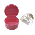 thumbnail image 1 of kiplyki Denture Case Dental Bath Box False Teeth Storage Box with Hanging, 1 of 6