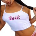 thumbnail image 4 of Débardeurs Imprimés à Bretelles Fines pour Femmes, Camisole Fine à Encolure Carrée pour Filles, 4 of 7