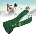 thumbnail image 4 of Golf Club Head Covers, PU Leather Waterproof Headgear Set with Interchangeable No. Tags, Simple Convenient to Use, Elastic Neckline, Soft Thick Lining, Green Jacket Design, 4 of 7
