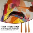 thumbnail image 3 of 1/3x Rouleau en Caoutchouc pour Estampage de Brayer Outil d'Impression d'Encre N9J8, 3 of 8