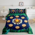 thumbnail image 1 of Erosebridal Nature Adventure Bedding Sets Queen with Comforter, Rustic Camper Duvet Insert, Cartoon Plant Decor, Reversible, 1 of 7